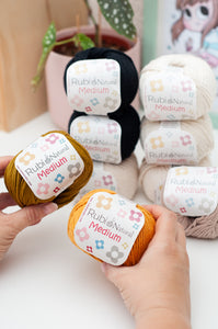 Pack de ovillos para Cojín Al Paquina Negro - Amigurumis e Imaginancias