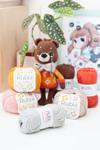 Cargar imagen en el visor de la galería, Pack de ovillos para Don Oso Brumoso de la Miel - Amigurumis e Imaginancias