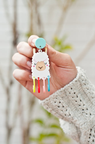 Pendientes Alpaca Portamarcadores