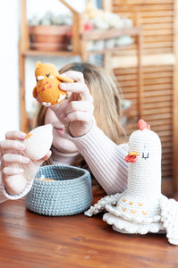 Pack de ovillos para Tita Rita y los polluelos - Amigurumis e Imaginancias