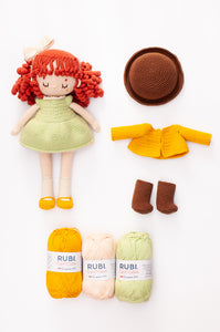 Kit "Muñeca Valentina" (Lanas Rubí)